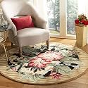 Round Handmade Thick Woolen Anti Slip Carpet and Rugs for Living Room Bedroom Hall Dinning Room Rugs 12x12 feet