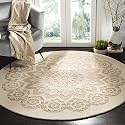 Round Handmade Thick Woolen Anti Slip Carpet and Rugs for Living Room Bedroom Hall Dinning Room etc 11x11 feet
