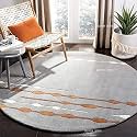 Round Handmade Thick Woolen Anti Slip Carpet and Rugs for Living Room Bedroom Hall Dinning Room Rugs 3x3 Size