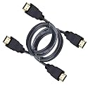 Round HDMI Adapter 1.4V - 50 CM (2 Piece) HDMI Short Cable for Laptop &amp; PC ; Typically Used for Close Connections &amp; in setups Where Minimal Cable Length is Required