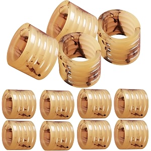 Round Mesh Napkin Ring for Weddings Dinner