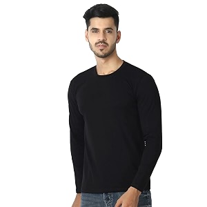 Round Neck Full Sleeve Plain-Solid Regular Fit