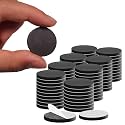 GEONASSUR Flexible Round Magnet Dots with Adhesive Backing, 80 Pack, 0.8 in