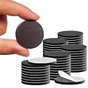 GEONASSUR Flexible Round Magnet Dots with Adhesive Backing, 50 Pack, 1 in