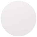 Round Table Top White Solid Pine Wood, 35.4 in Diameter, Matte Finish, Durable Indoor Desktop for Dining Room, Kitchen, or Craft Table Use
