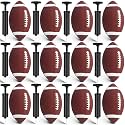 RoundFunny Youth Football Set Bulk Football with Pump