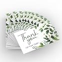 Rousrie Thank You Cards (Pack Of 50) With White Back For Small Business, Return Gifts, Packaging Material, Professional Use (Size – 3.5 inch by 2 inch), Design 5