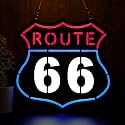 Route 66 Neon Sign Night light for