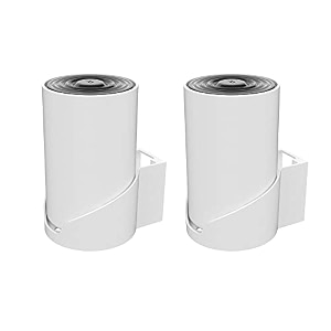 router shelf wall mount for tp link deco x68 xe75 xe75 pro axe5400 deco mesh wifi 6e wifi router holder stand bracket shelf cable organizer with screw mounting kit white-2pack