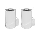 Router Shelf Wall Mount for Tp Link Deco X68 XE75 XE75 Pro AXE5400 Deco Mesh WiFi 6E WiFi Router Holder Stand Bracket Shelf Cable Organizer with Screw Mounting Kit (White-2pack)