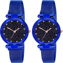 Roux Enterprise Analog Watch  - For Girls Magnet Watch For Gilrs Women 12d Blue Blue