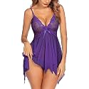 ROUXOUS Nightwear for Girls-Babydoll Lingerie for Women-Women39s