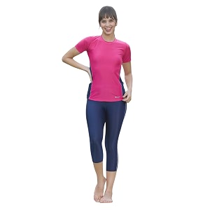 rrovars women lycra 2 piece swimming costume without pads pink s