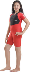 rovars solid girls swimsuit
