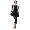 ROVARS Spandex One Piece Three Fourth for