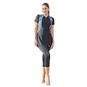 ROVARS Spandex One Piece Three Fourth for