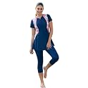 ROVARS Spandex One Piece Three Fourth for