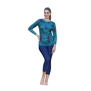 rovars two piece swimming costume for women with pads