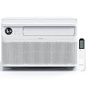 ROVSUN 10000 BTU Window Air Conditioner with Inverter Compressor, AC Unit for Window with Remote Control, Timer Function & Pre-Installed Side Panels for Easy Operation & Installation, 115V/60Hz