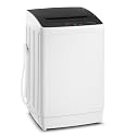 ROVSUN 30LBS Washing Machine, Full-Automatic Portable Washer with Stainless Steel Drum, Electric Laundry Machine, Washer and Spin Dryer Combo with Drain Pump for Home, Apartment