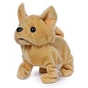Rowan Chili Walking Dog Toy for Kids – Interactive Barking & Wagging Tail Soft Puppy | Battery Operated Walking Dog Plush | Fun Pretend Pet Toy for Boys & Girls | Age 3+