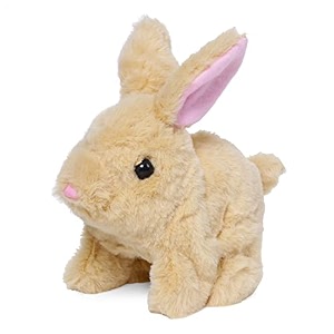 fuzzbuzz stuffed toy rabbit soft plush toy for kids purple 3y and up