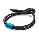Rowdy Parrot FlexTech Adjustable Silicone Rope Bracelet: Waterproof, Sweatproof, Sunproof, Minimalist Surf, Golf Jewelry for Men - One Size Fits All