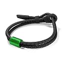 FlexTech Adjustable Silicone Rope Bracelet: Waterproof, Sweatproof, Sunproof, Minimalist Surf, Golf Jewelry for Men - One Size Fits All