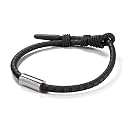 Rowdy Parrot FlexTech Adjustable Silicone Rope Bracelet: Waterproof, Sweatproof, Sunproof, Minimalist Surf, Golf Jewelry for Men - One Size Fits All