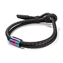 FlexTech Adjustable Silicone Rope Bracelet: Waterproof, Sweatproof, Sunproof, Minimalist Surf, Golf Jewelry for Men - One Size Fits All