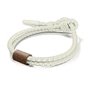 FlexTech Adjustable Silicone Rope Bracelet: Waterproof, Sweatproof, Sunproof, Minimalist Surf, Golf Jewelry for Men - One Size Fits All