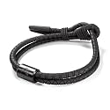 Rowdy Parrot FlexTech Adjustable Silicone Rope Bracelet: Waterproof, Sweatproof, Sunproof, Minimalist Surf, Golf Jewelry for Men - One Size Fits All