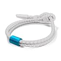 Rowdy Parrot FlexTech Adjustable Silicone Rope Bracelet: Waterproof, Sweatproof, Sunproof, Minimalist Surf, Golf Jewelry for Men - One Size Fits All