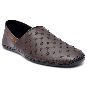 rowlans men39s ethnic outdoor synthetic leather slip-on lofers