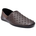 ROWLANS Men's Ethnic Outdoor Synthetic Leather Slip-On Lofers