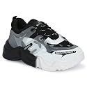 ROWLANS Women39s Synthetic Leather ComfortableRunning Lace-Ups Sports