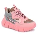 ROWLANS Women39s Synthetic Leather StylishComfortableRunningGym Lace-Ups Sports
