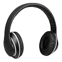 ROXO P351 Wireless Bluetooth Headphone Memory Card, Aux and LED Support (Black)