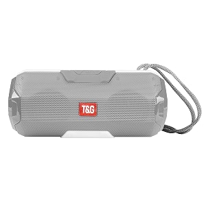 roxo tg 143 wireless bluetooth led speaker with auxmemory card and usb support gray