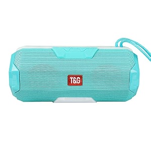 roxo tg 143 wireless bluetooth led speaker with auxmemory card and usb support green