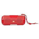 ROXO TG 143 Wireless Bluetooth Led Speaker with Aux,Memory Card and USB Support (red)