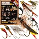 RoxStar Fly Shop Trophy Trout Top Wet & Dry Flies for Trout. Proven Nationwide to Catch Fish! Tied in-House Never Outsourced Fly Fishing Gift