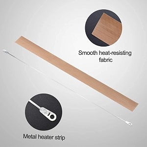 royal 1634 inch heat sealer replacement grip and teflon tapesimpulse sealer repair kits heat seal strips for most hand sealerslength16 inch400mmseal width15mm4 elements with 2 teflon cloth