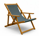 ROYAL BHARAT 218-Sleep DreamChair-Grey Solid Wood Outdoor