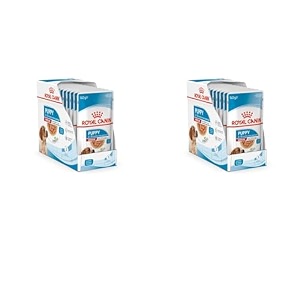 royal canin medium puppy for stage 3 puppies puppy food 140 grams wet food supports strong immunity system amp brain health promotes overall development pack of 20