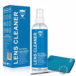 royal care lens cleaner 100 ml  1 cloth  1 screwdriver perfect lens cleaner for spectacles eyeglasses sunglasses camera lenses and binoculars ultra advance kit 100 ml
