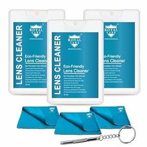royal care lens cleaner 20 ml  20 ml  20 ml  3 cloth  1 screwdriver perfect lens cleaner for spectacles eyeglasses sunglasses camera lenses and binoculars basic combo kit 150 ml