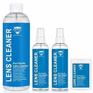 royal care lens cleaner 500 ml refill  100 ml  100 ml  20 ml perfect lens cleaner for spectacles eyeglasses sunglasses camera lenses and binoculars ultra premium refill kit 720 ml