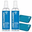 Royal Care LENS CLEANER 100 ML + 100 ML + 2 CLOTH Perfect Lens Cleaner for Spectacles, Eyeglasses, Sunglasses, Camera Lenses and Binoculars (ADVANCE COMBO KIT 200 ML)