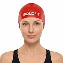 Boldfit Silicone Swimming Cap for Men, Women &amp; Kids - Easy Fit, Long Hair - Red